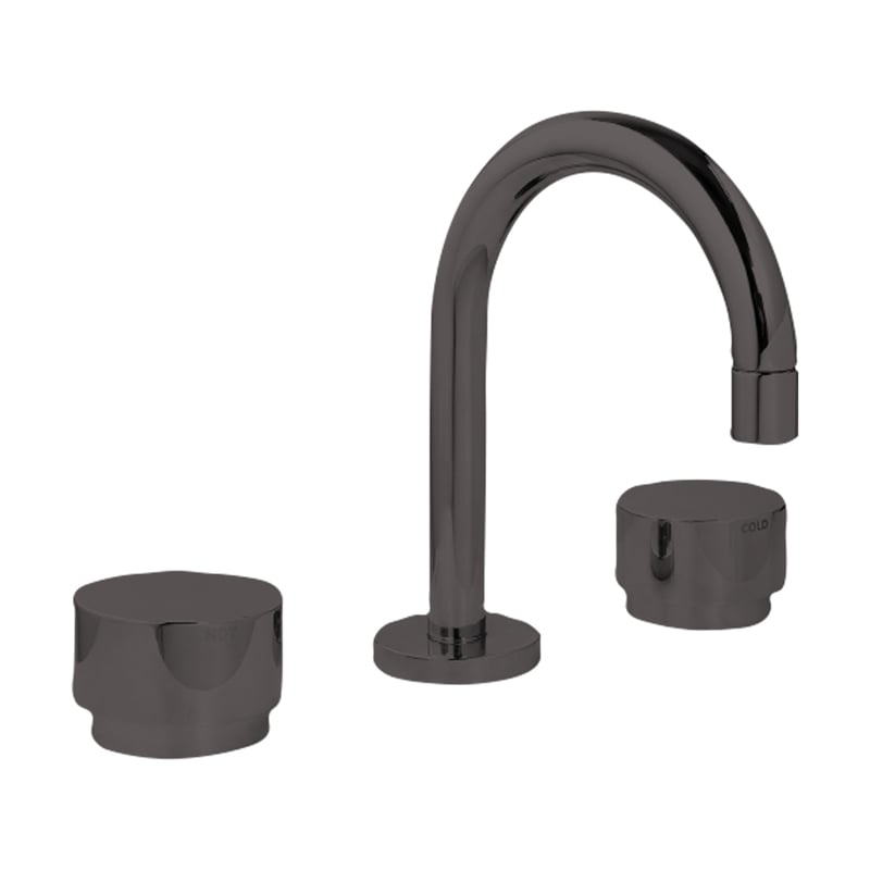 3 Piece Loui Brass Gooseneck Spout & Mixer Set