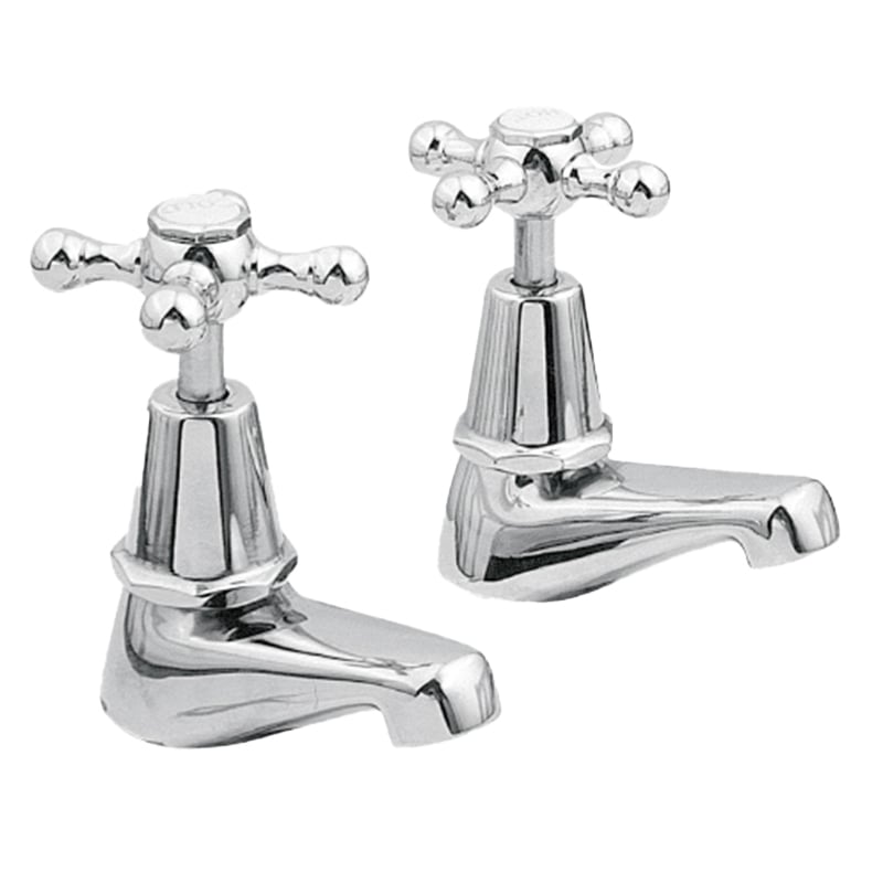 2 Piece Noosa Brass Pillar Tap Set