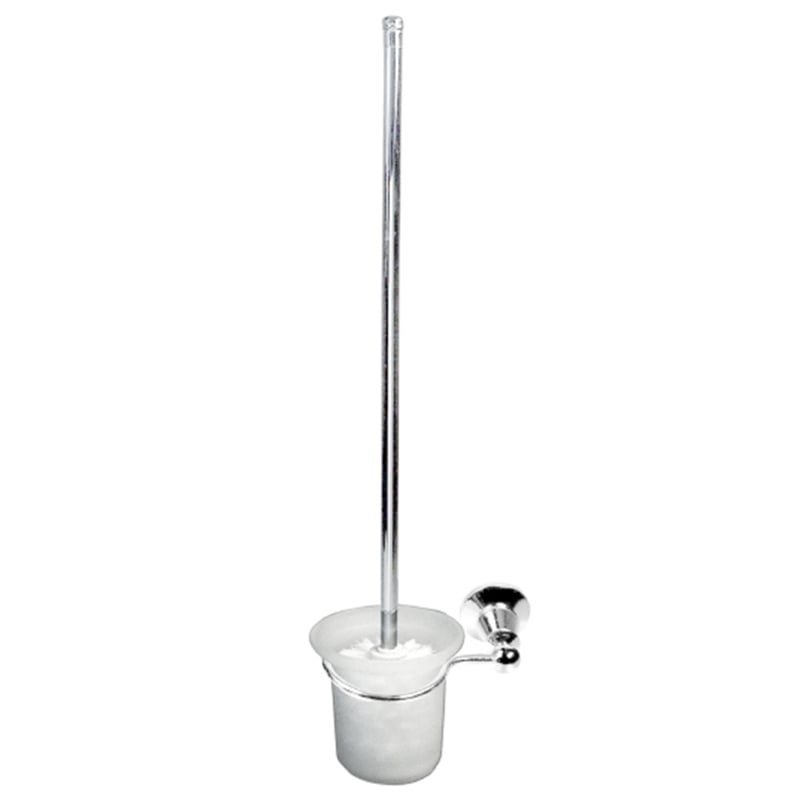 Noosa Brass Toilet Pan Brush & Stand