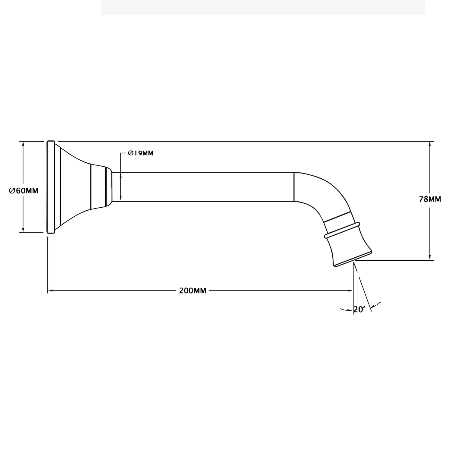 Augustine 200mm Bath/Basin Spout