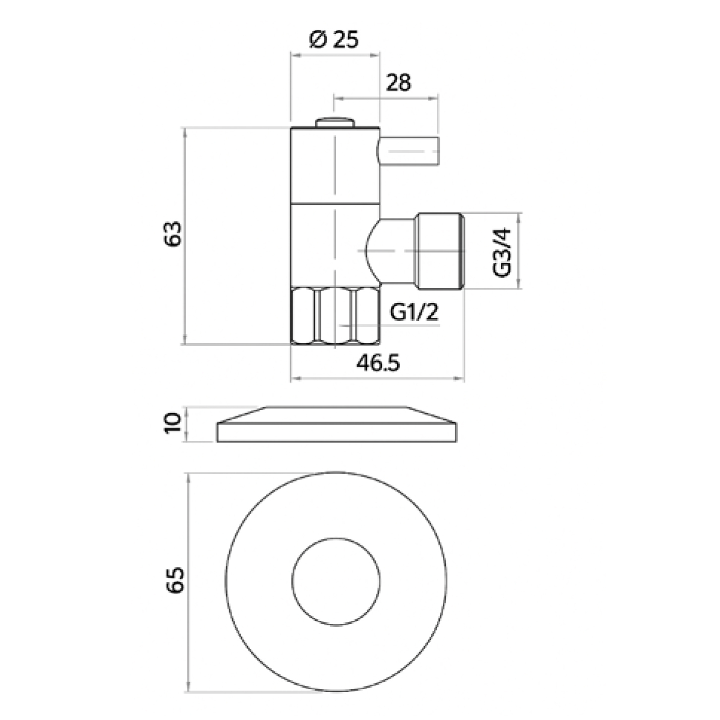 Dan Elle Washing Machine Tap