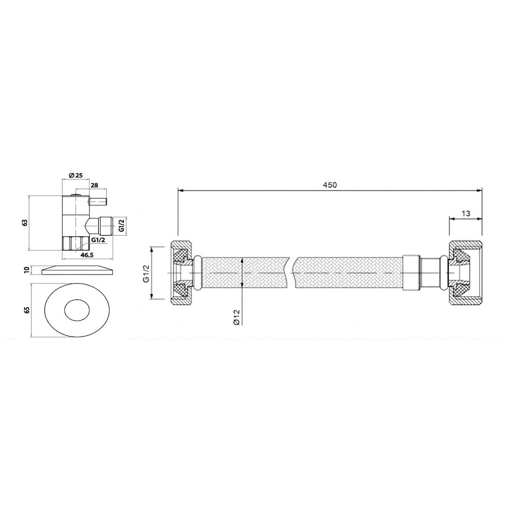 Elle Mini Cistern Kit
