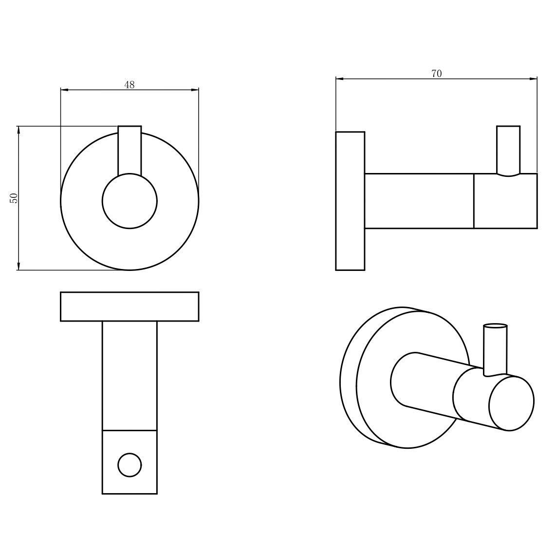 Elle-Stainless-Steel-Robe-Hook
