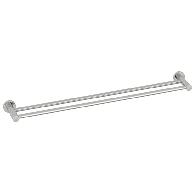 Clovelly 750mm Brushed Nickel Double Towel Rail