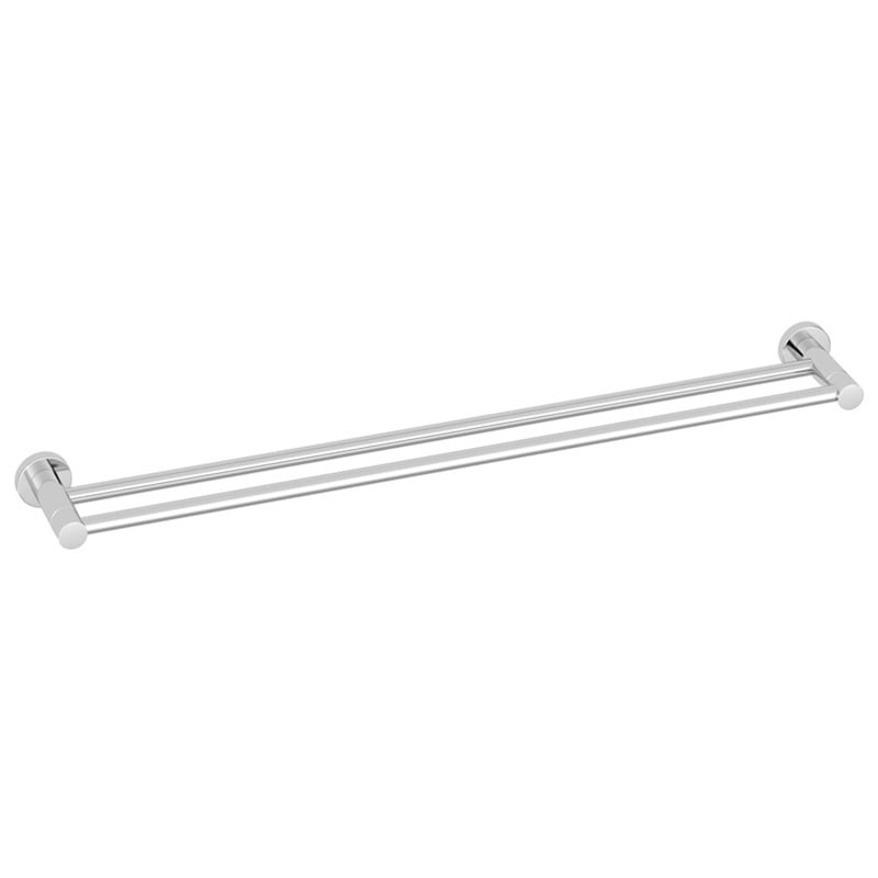 Clovelly 750mm Chrome Double Towel Rail