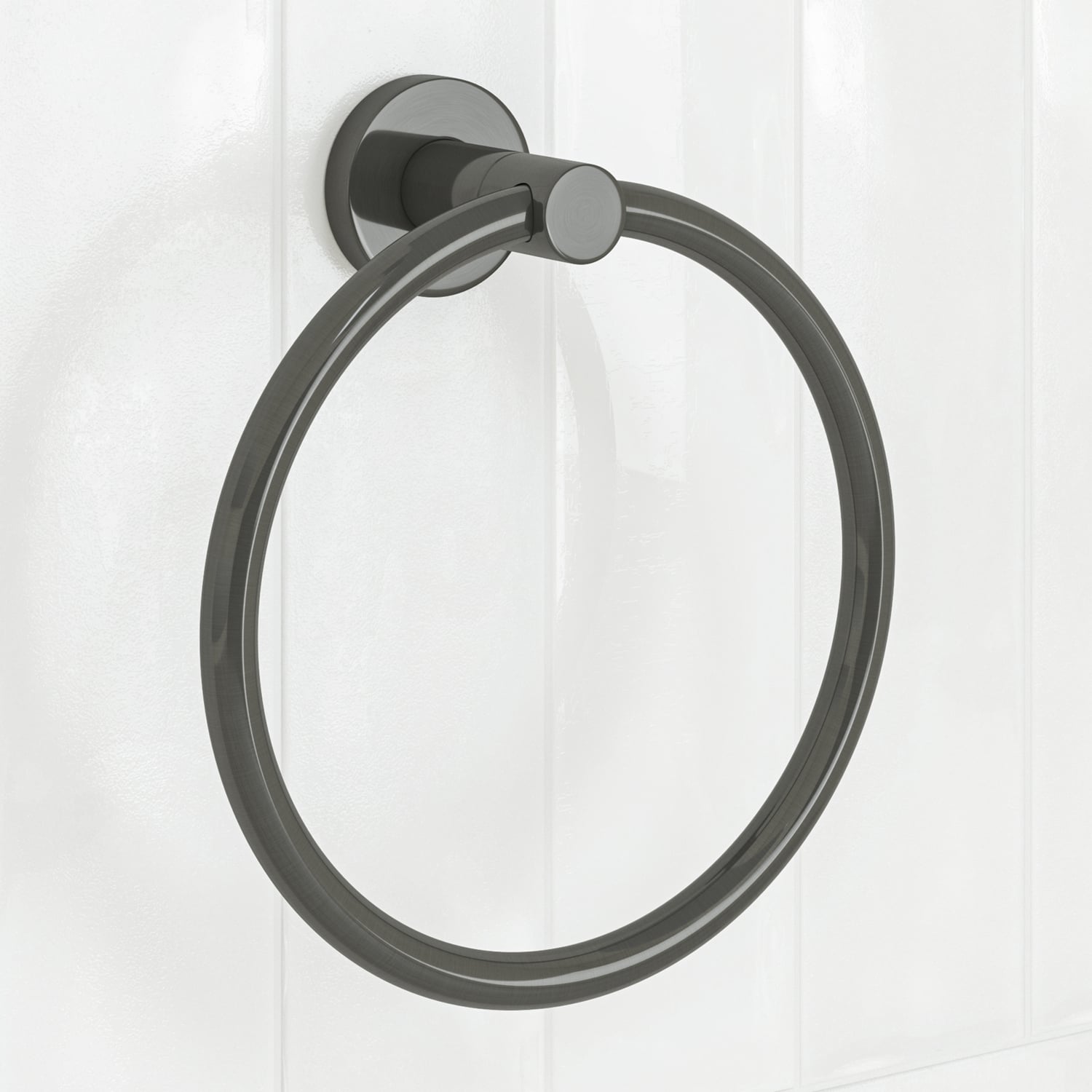 Clovelly Gunmetal Towel Ring