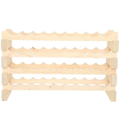 4 Layers of 9 Bottles Wine Rack