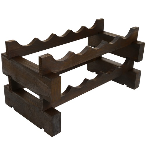 2 Layers of 5 Bottles Wine Rack