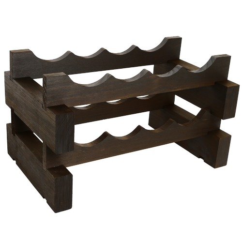 2 Layers of 4 Bottles Wine Rack