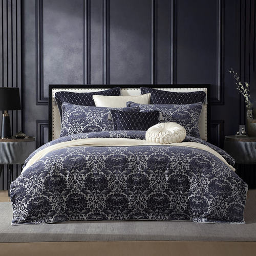Esmeralda Yarn-Dyed Viscose Quilt Cover Set