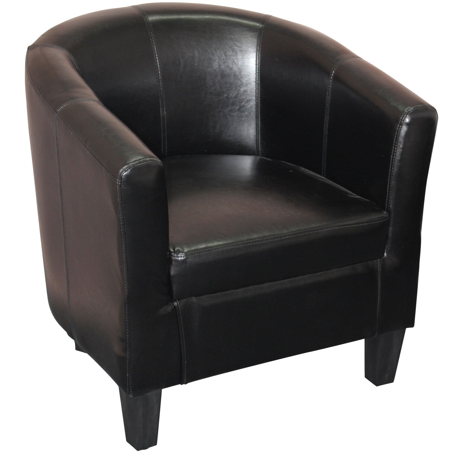 Asher-Faux-Leather-Tub-Chair-MY-6107