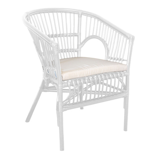 rattan accent chair with cushion