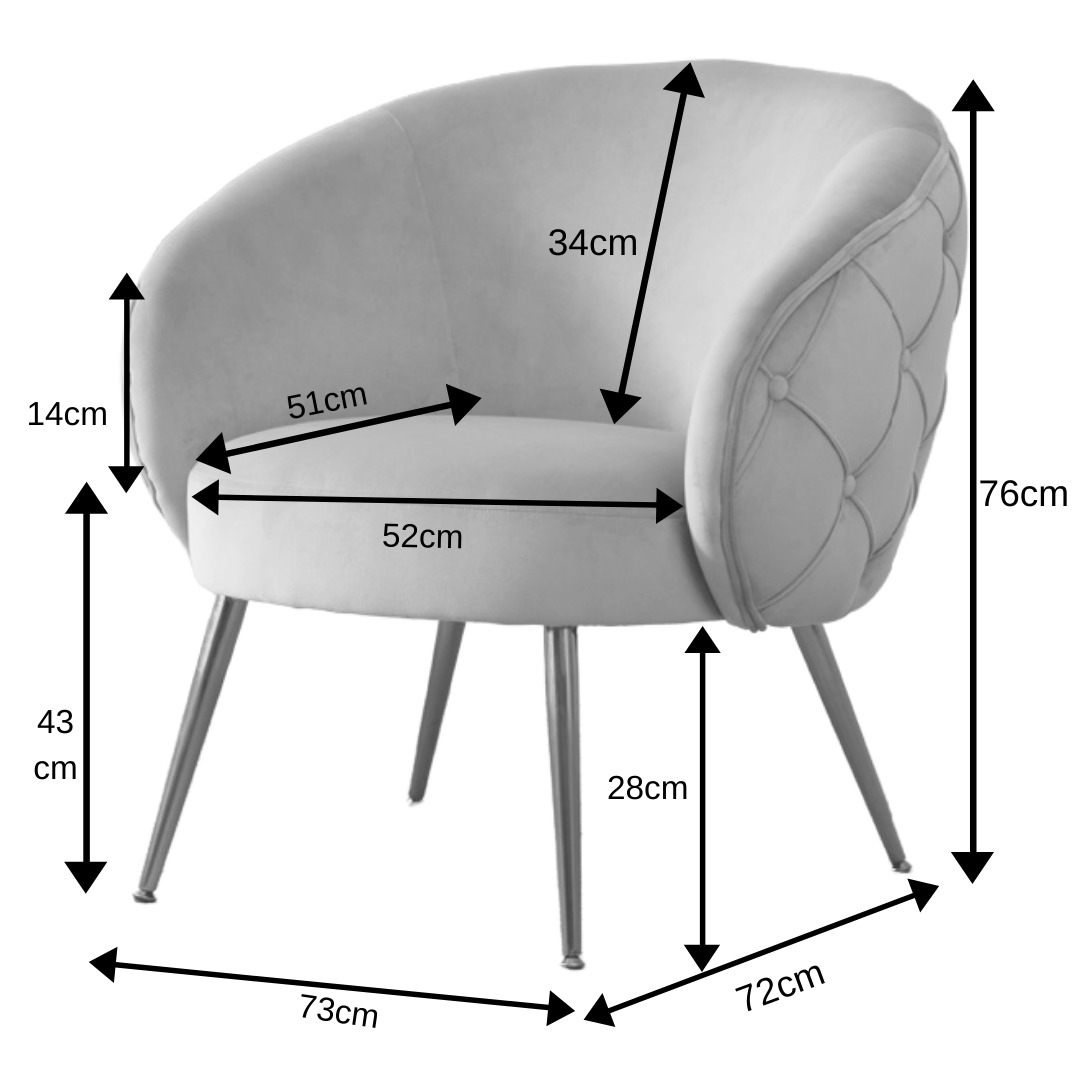 York Tufted Accent Chair