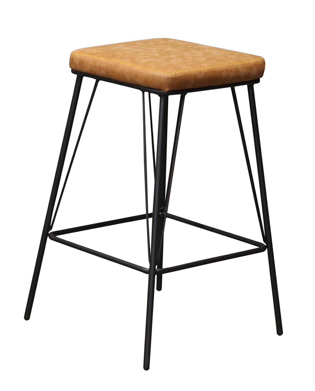 66cm Bayou Faux Leather Counterstool