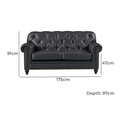 Primavera 2 Seater Upholstered Sofa