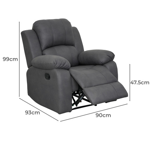 Rivoire Manual Recliner Sofa