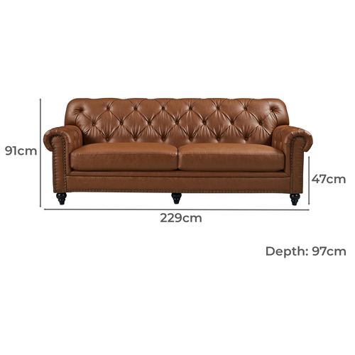 Primavera 5 Seater Upholstered Sofa