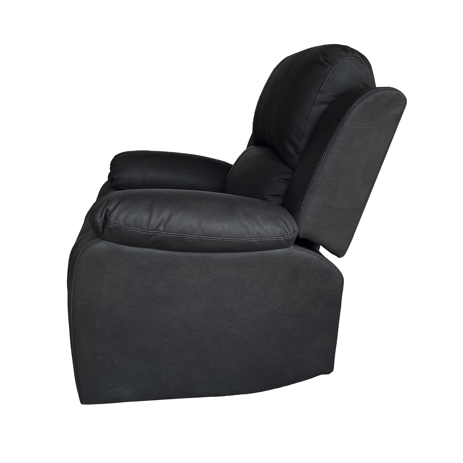 Black Riego Manual Recliner Armchair