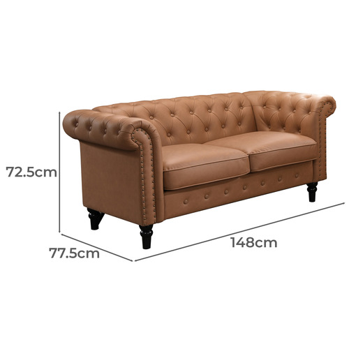 Cornelia Chesterfield 2 Seater Sofa