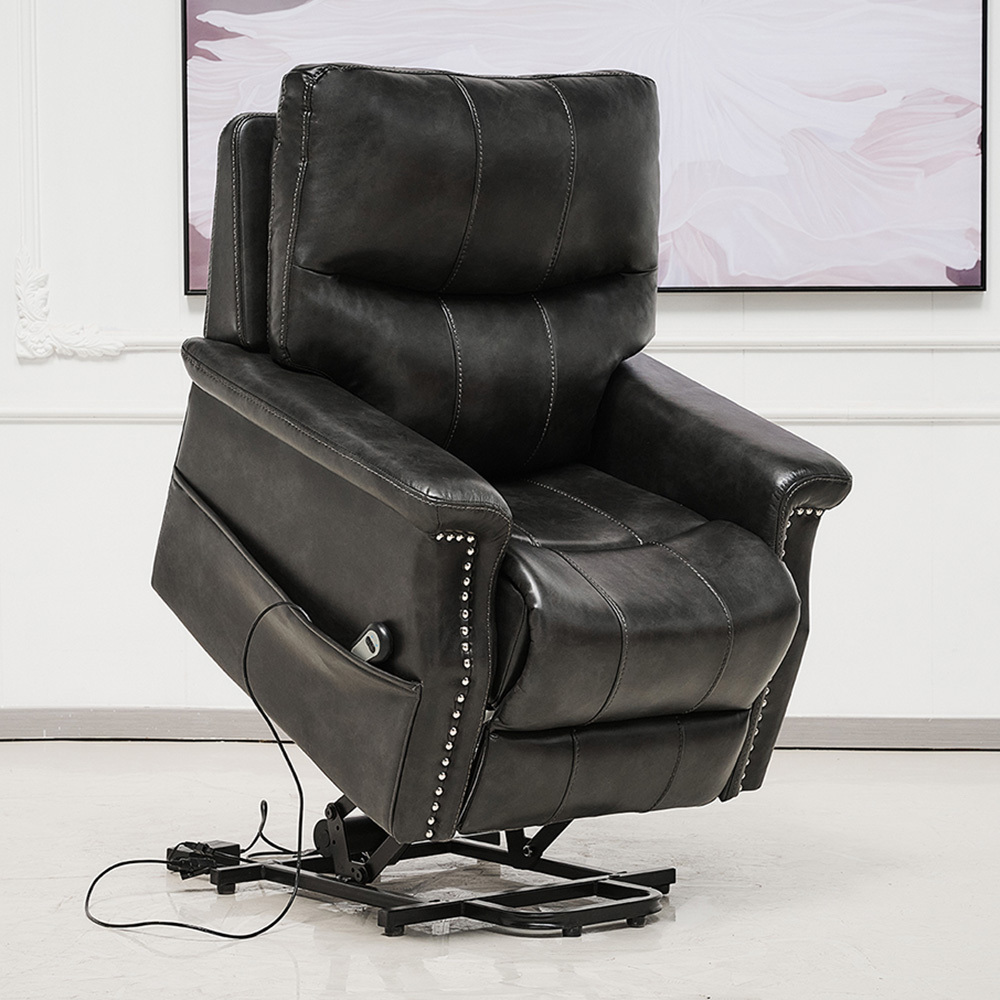 Caleb Faux Leather Power Lift Recliner Chair