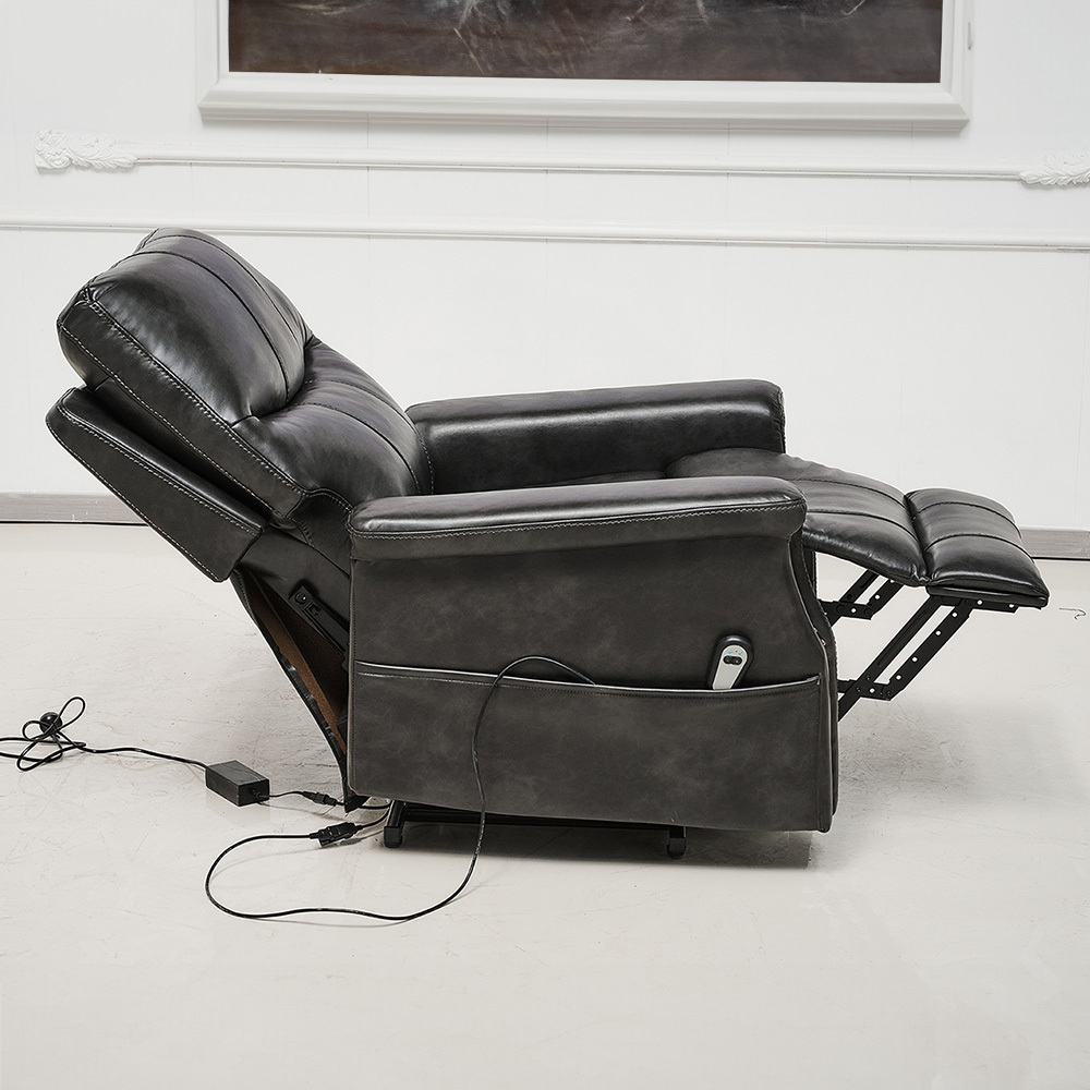 Caleb Faux Leather Power Lift Recliner Chair
