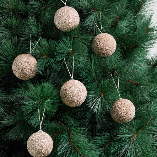 Christmas Decor Sugar Bead Bauble