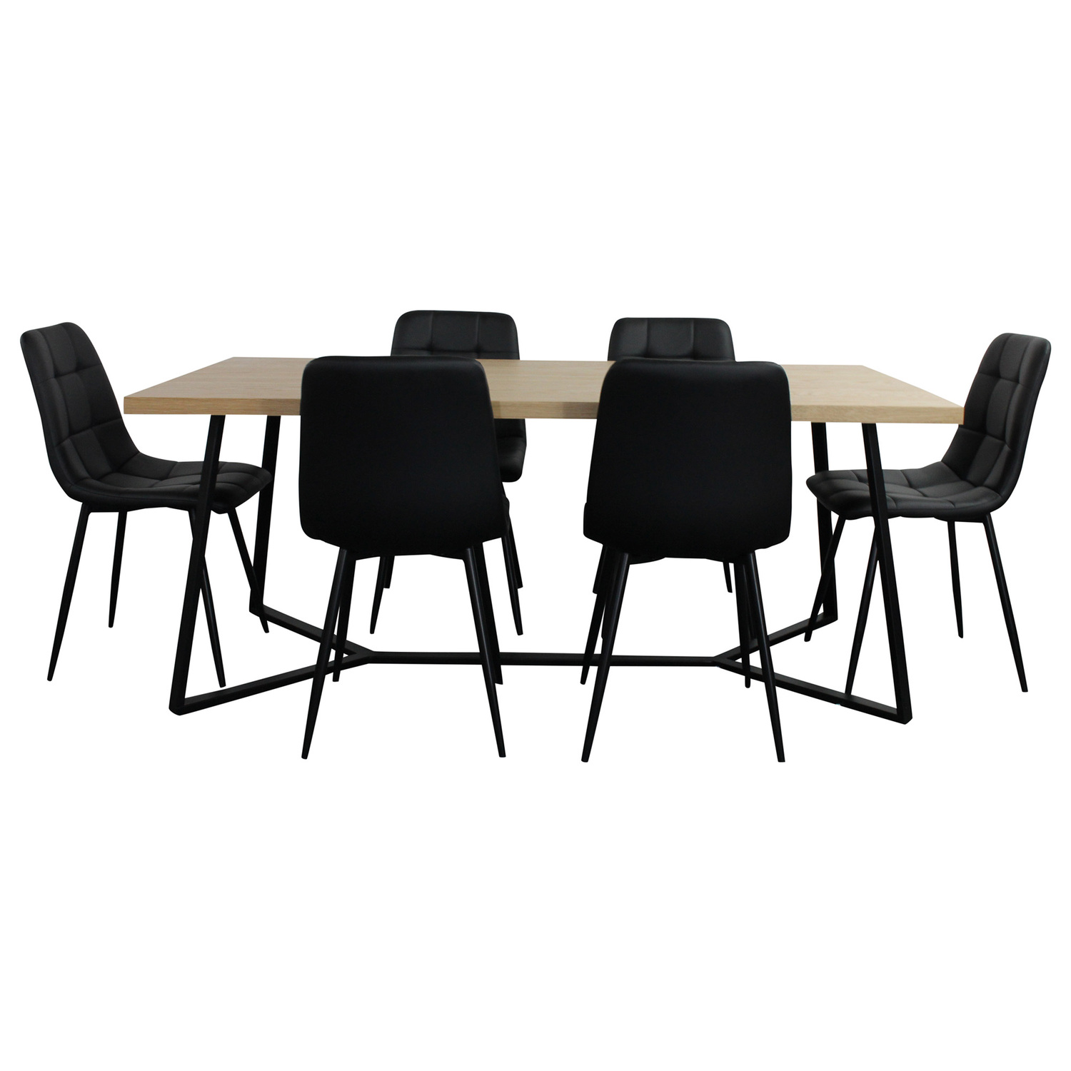 6 Seater Embry & Caleb Dining Table & Chair Set