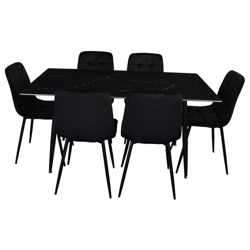 6 Seater Caleb Dining Table & Chair Set