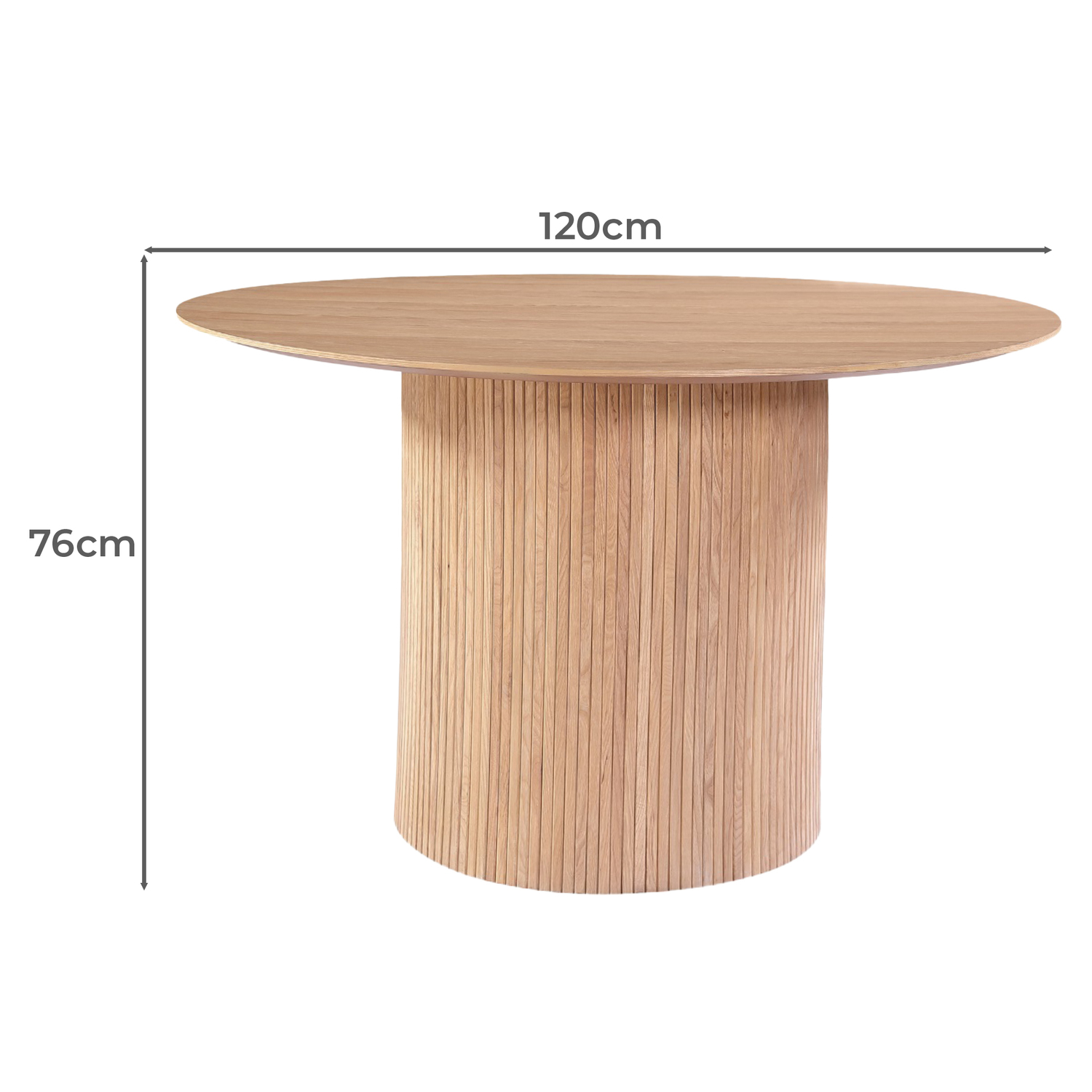 4 Seater Natural Richdale Dining Table & Chair Set