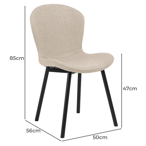 6 Seater Houlton Natural Dining Table & Chair Set