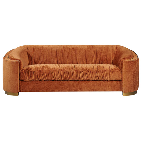 Farid 3 Seater Chenille Sofa