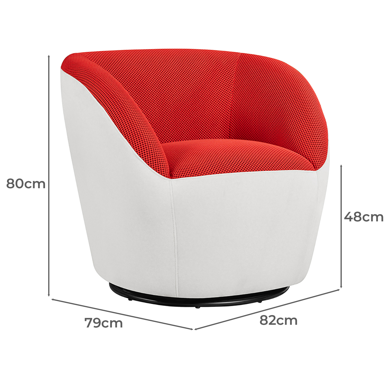 Baris Upholstered Swivel Chair