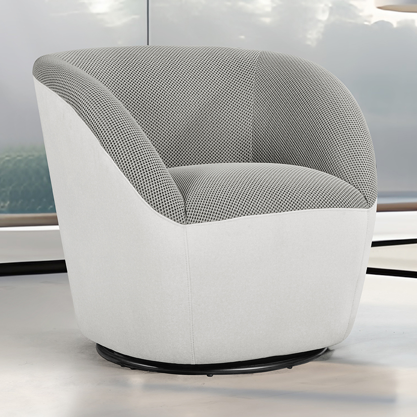 Baris Upholstered Swivel Chair