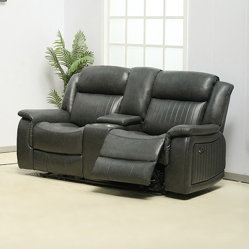 Powell 2 Faux Leather Seater Recliner Sofa