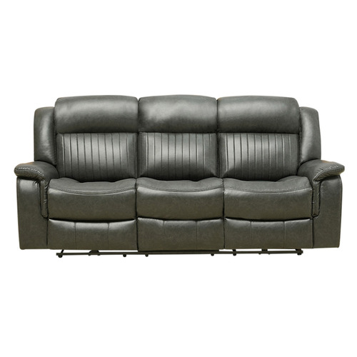 Powell 3 Faux Leather Seater Recliner Sofa