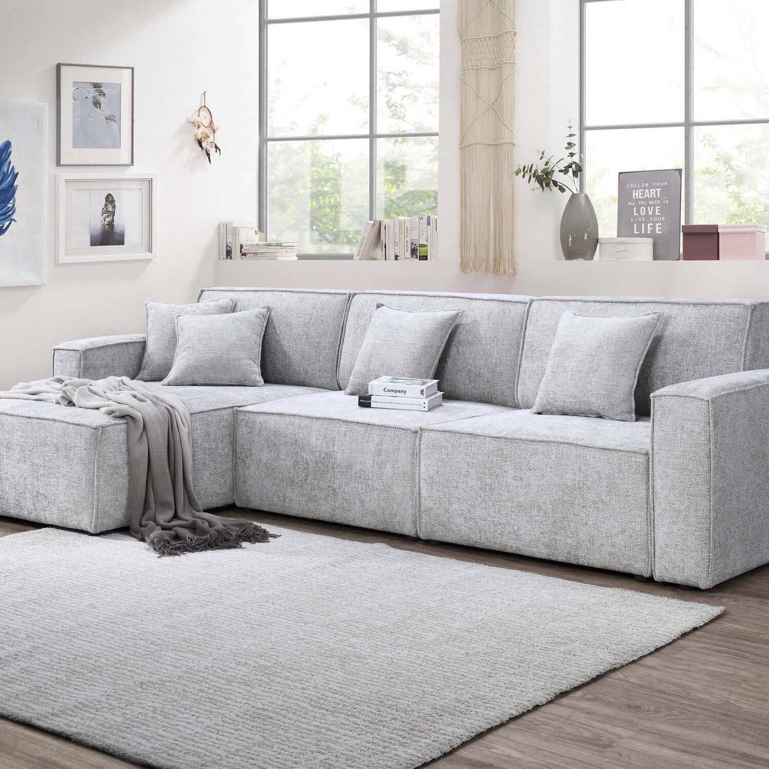 Argus 3 Seater Modular Sofa with Chaise