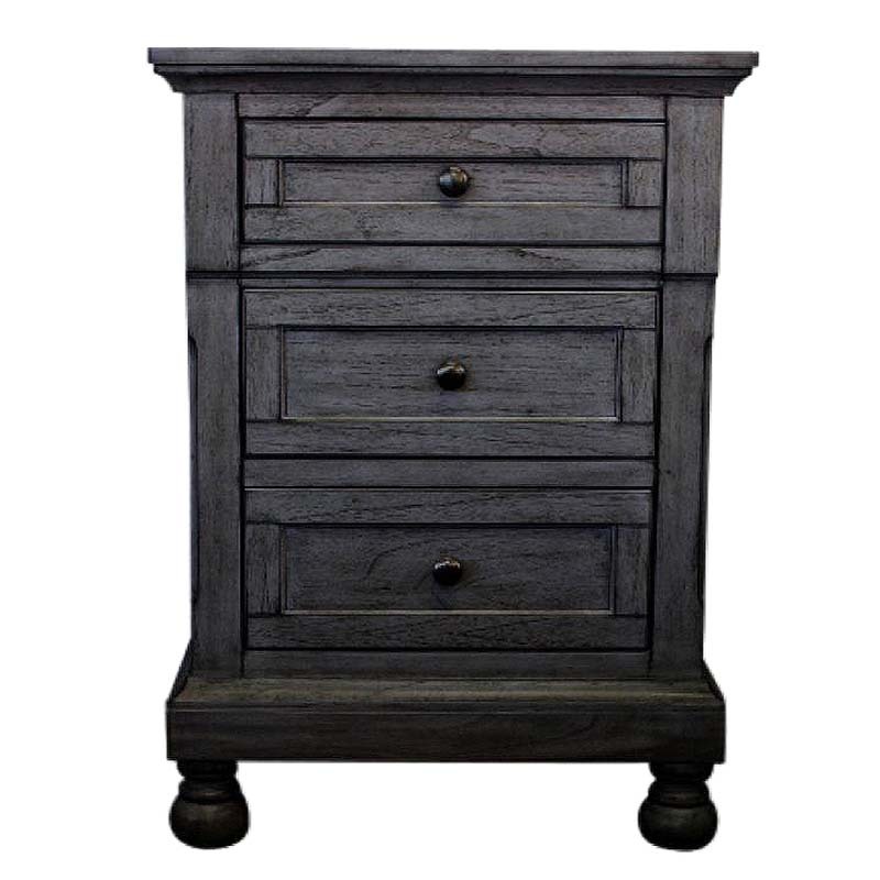 Amadis Mindi Wood Bedside Table