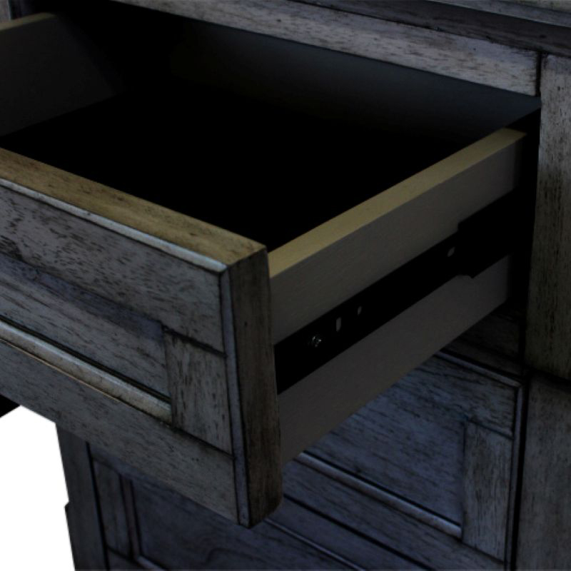Amadis Mindi Wood Bedside Table