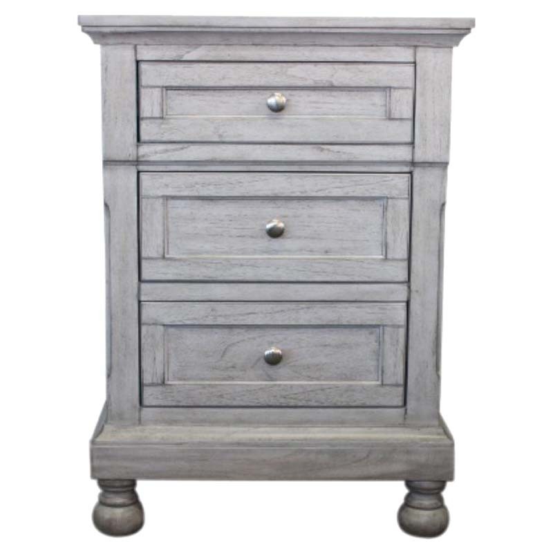 Amadis Mindi Wood Bedside Table
