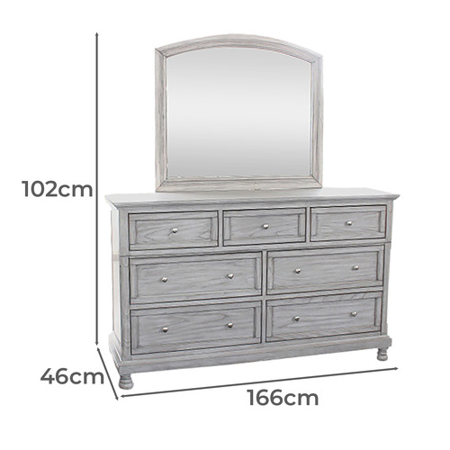 Amadis Mindi Wood Dressing Table