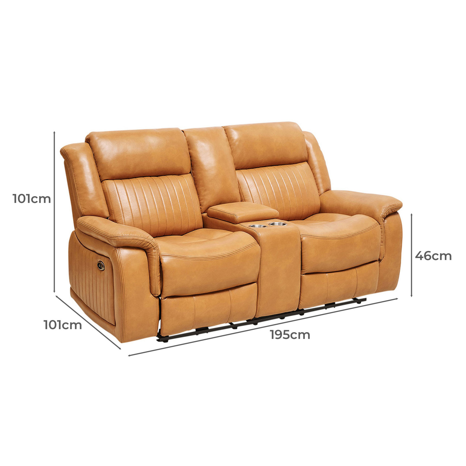 Marciela 2 Seater Electric Recliner Sofa