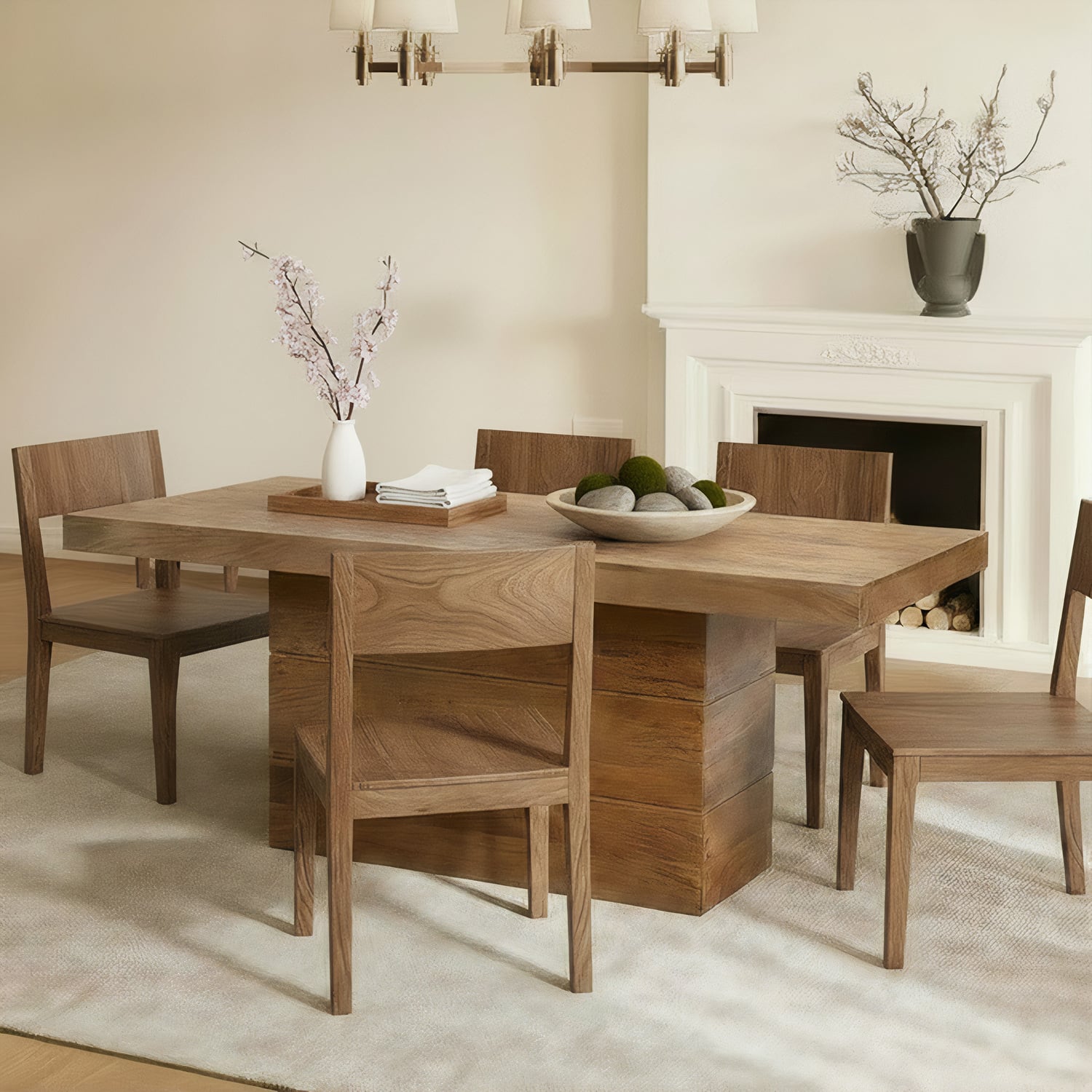Stuart Acacia Wood Dining Table