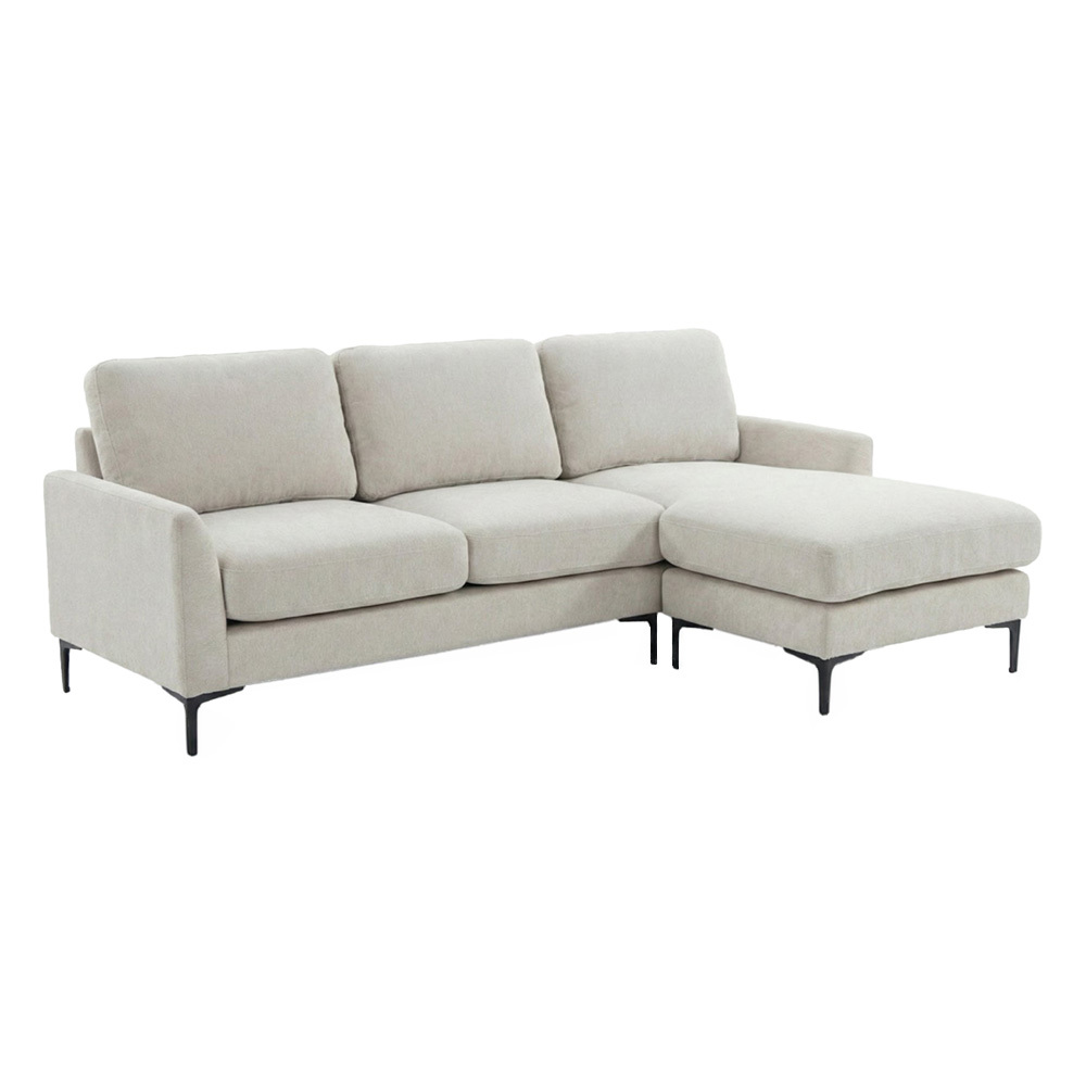 Bryn 3 Seater Upholstered Sofa with Reversible Chaise