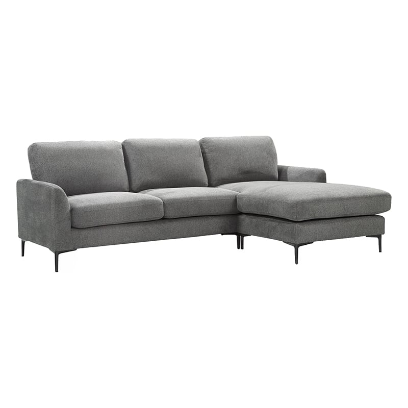 Bryn 3 Seater Upholstered Sofa with Reversible Chaise