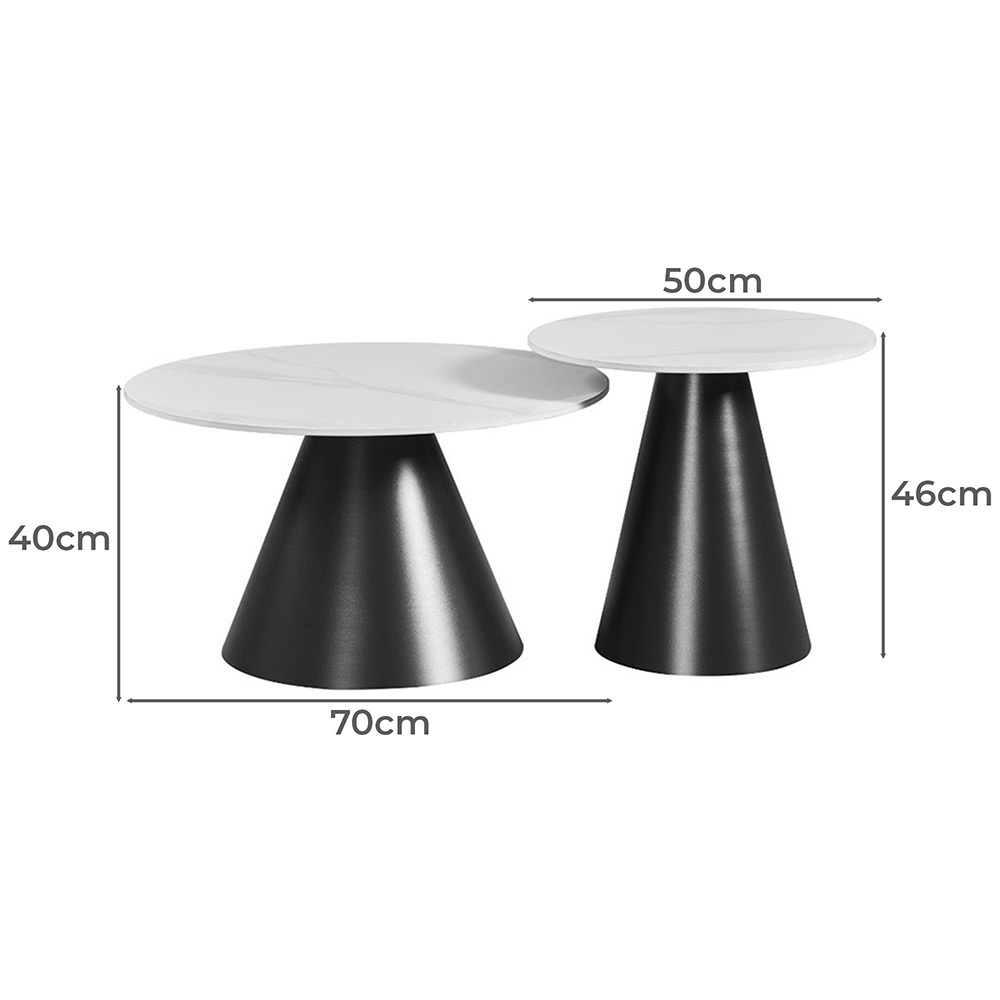 2 Piece Belinda Nesting Coffee Table Set