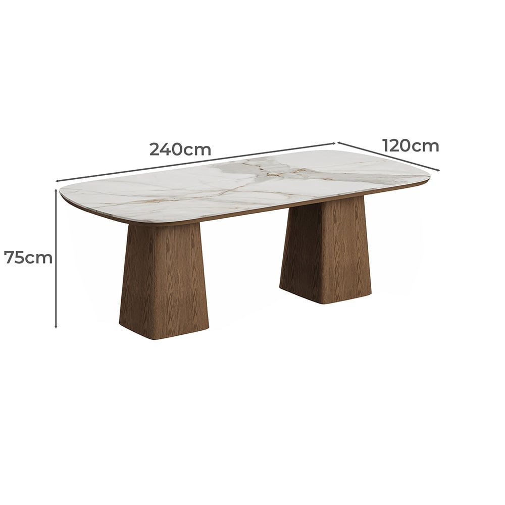 Marcia Ash Wood Dining Table