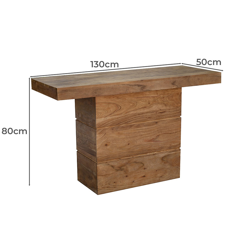 Stuart Acacia Wood Console Table