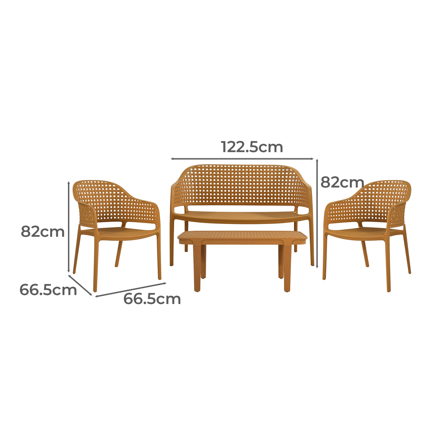 4 Seater Judy Outdoor Lounge Set
