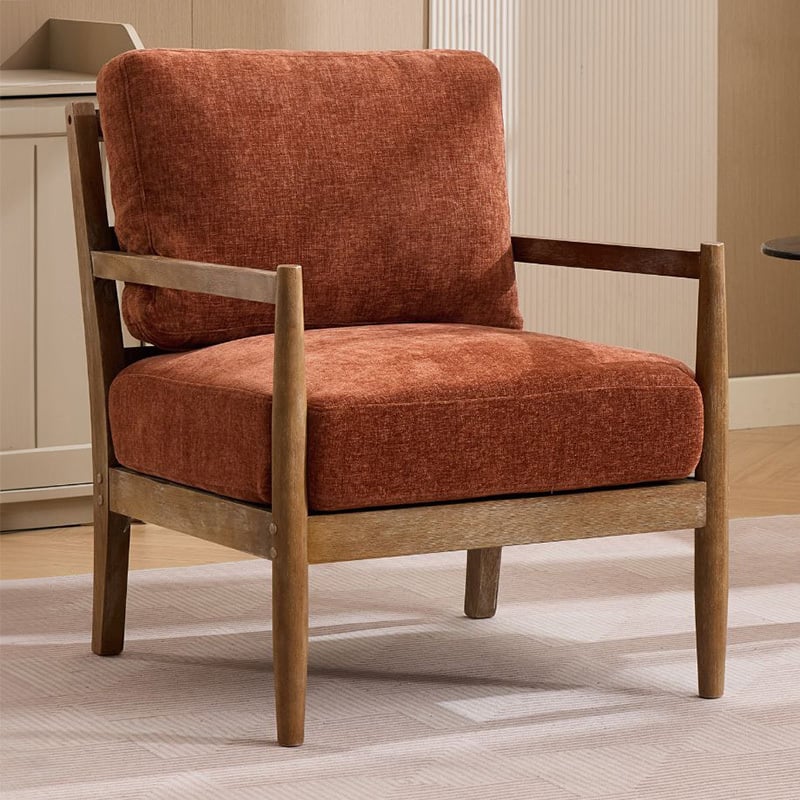 Valorin Rubberwood Accent Chair