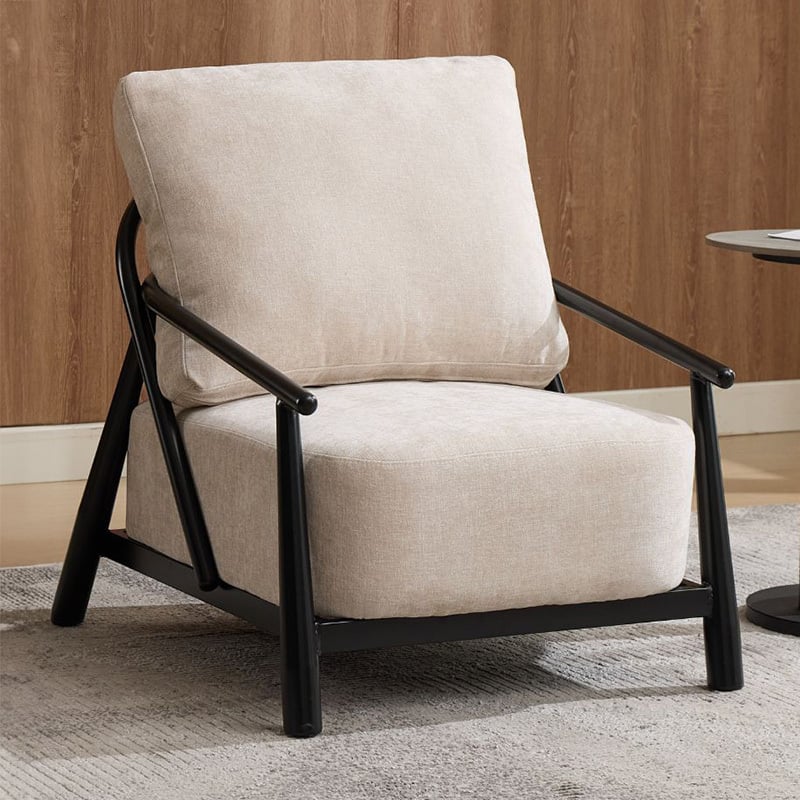 Moiren Liberty Rubberwood Accent Chair